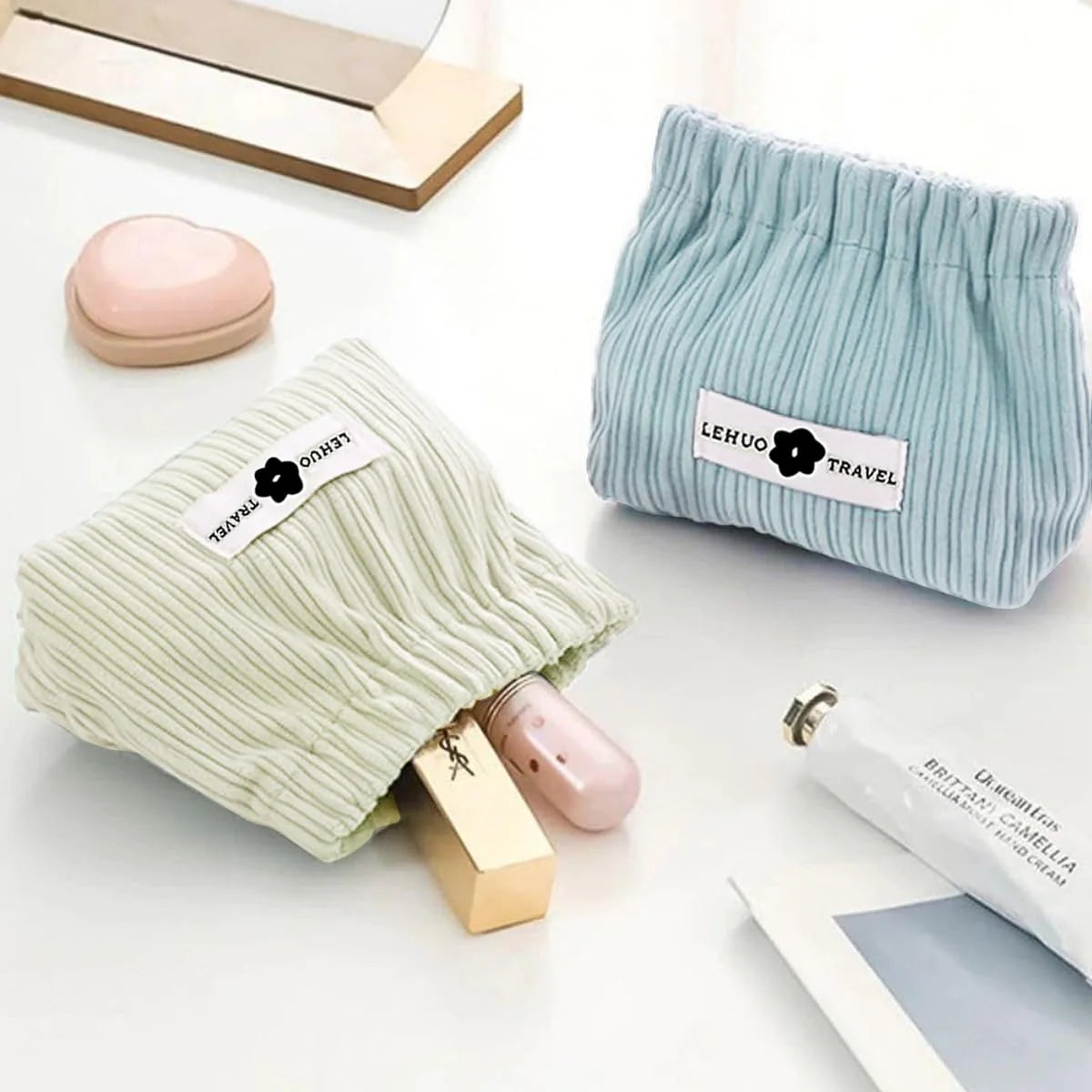Organize Handbags, Store Tiny Essentials, and Travel in Style with Prasthaan Mini Pouches - Get Pack of 5 at 899 Rs Only
